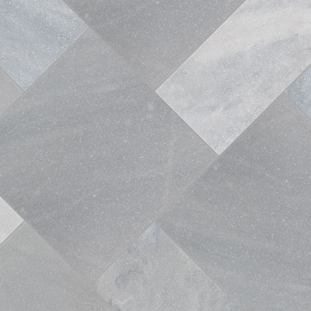 Cosmic Gray French Pattern 16 Sft x 10 Sandblast Marble Paver