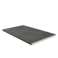 Cementique Graphite 13x24 Eased Edge Matte Porcelain Pool Coping