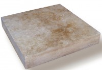 Tuscany Beige 8X8 Honed Unfilled Tumbled Paver