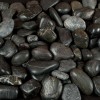 Black Polished 2-3 CM Beach Pebbles 