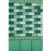 Brick Green Blend 1x2x8mm Crystallized