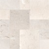 Mayra White 150 Sft Tumbled Limestone French Mini Pattern Pavers