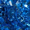 Sapphire Blue 1.27 CM 20 LBS Crystal Reflective Fireglass