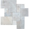 Tuscany Beige French Pattern 16 Sft x 10 Kits Honed Unfilled Tumbled Paver