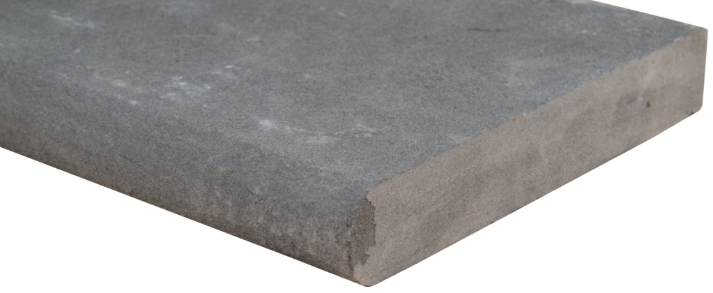 Mountain Bluestone 12x12x1.2 Flamed One Side Bullnose Pool Coping